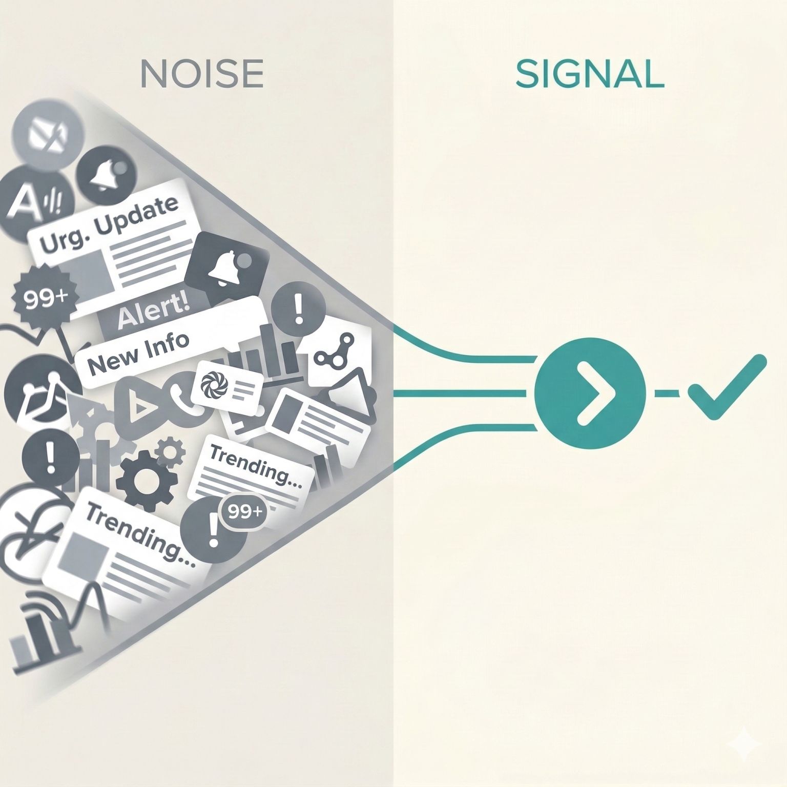 Noise versus signal: filtering AI hype from what matters